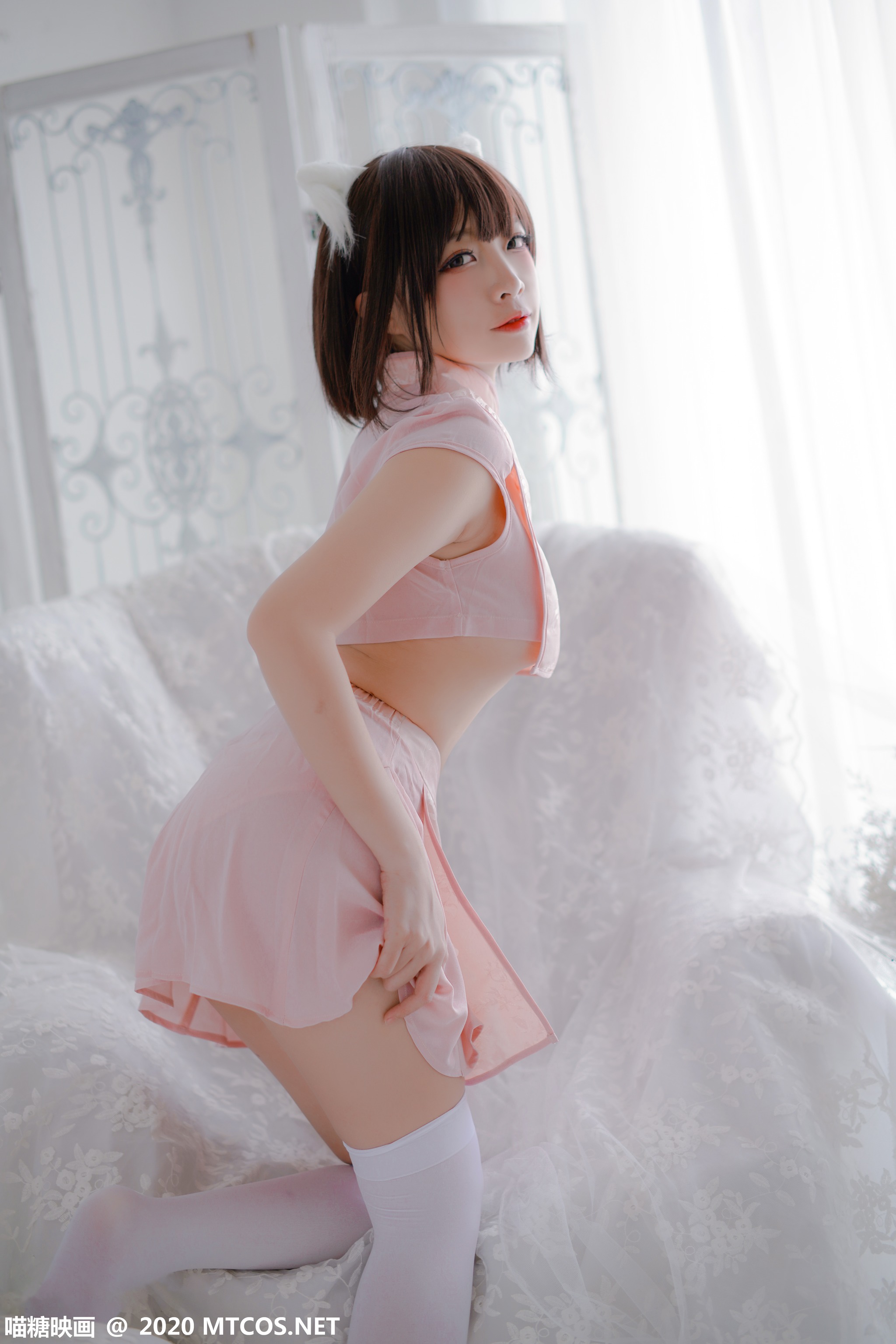 [喵糖映画] HML.026 粉系旗袍[21P]-XikXak